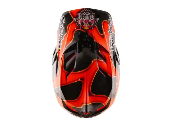 Troy Lee Designs D4 Carbon Red Bull Rampage Helm Dreamland Black