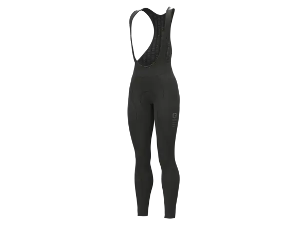 Alé Solid Essential Damen Winter Radhose mit Latz Black