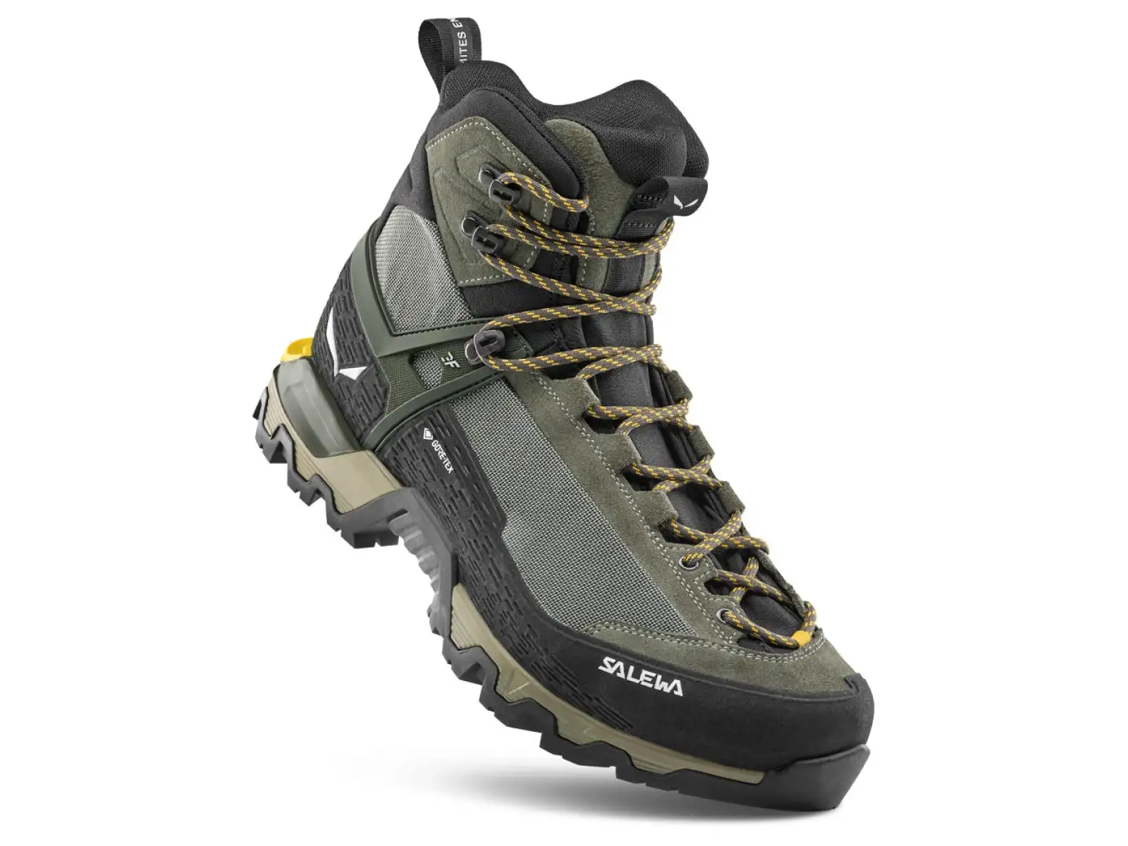 Salewa Mountain Trainer 3 Tech Mid GTX Herren-Wanderschuhe Faded Green/Forest Night