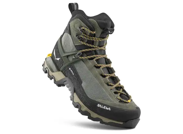 Salewa Mountain Trainer 3 Tech Mid GTX Herren-Wanderschuhe Faded Green/Forest Night
