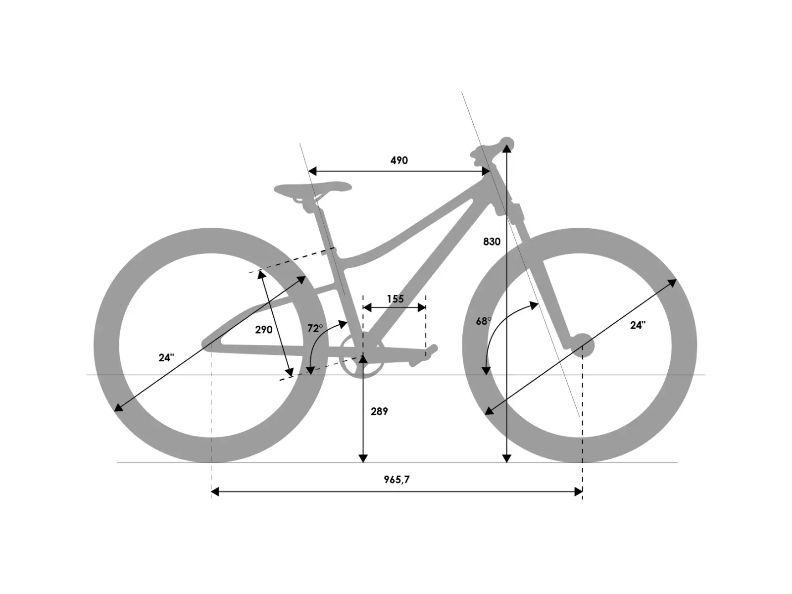Rascal 26 7-Gang Shimano Nexus Kinderfahrrad in Titanium
