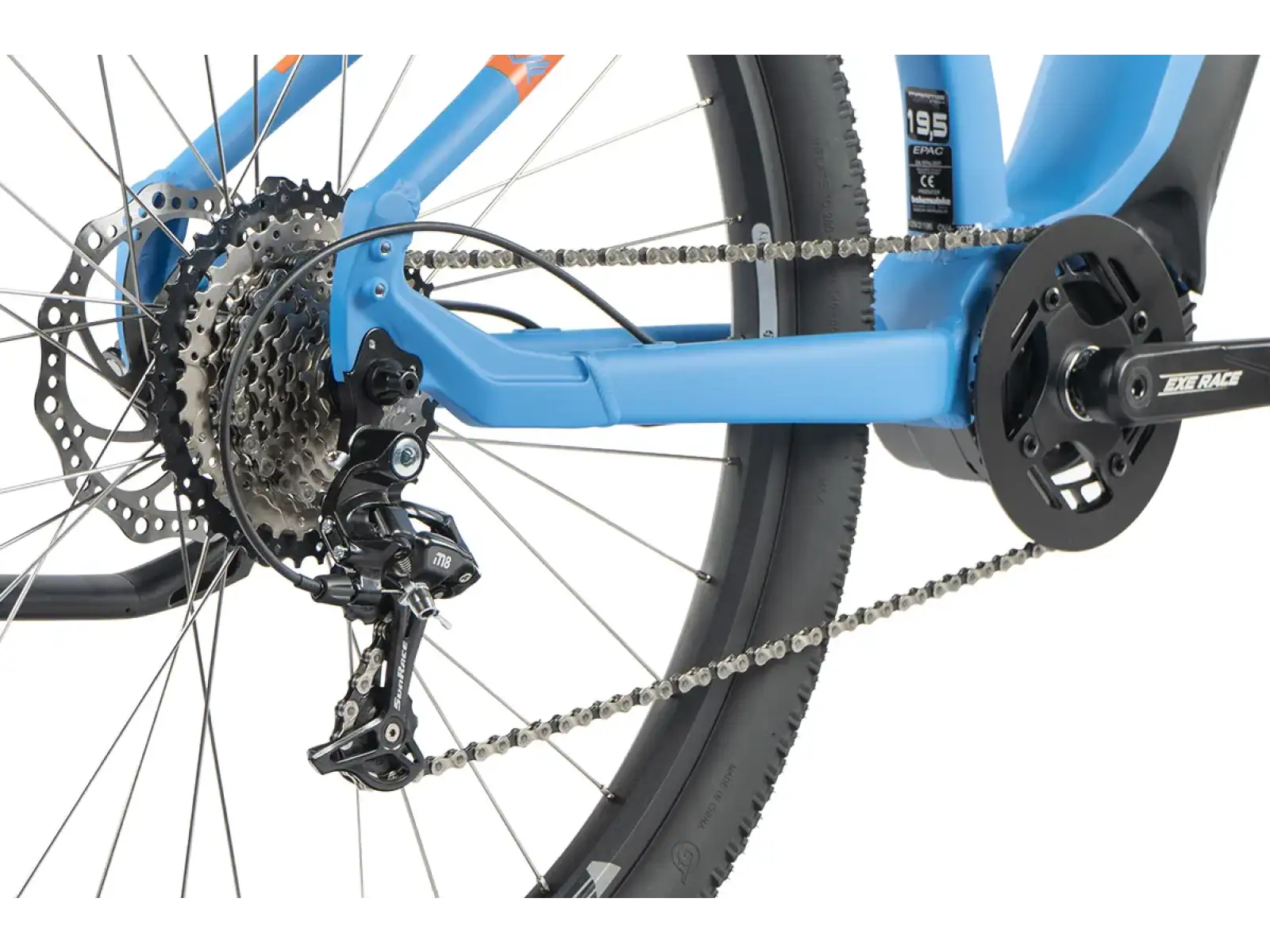 Leader Fox Swan 29" Herren Elektro-Mountainbike modrá