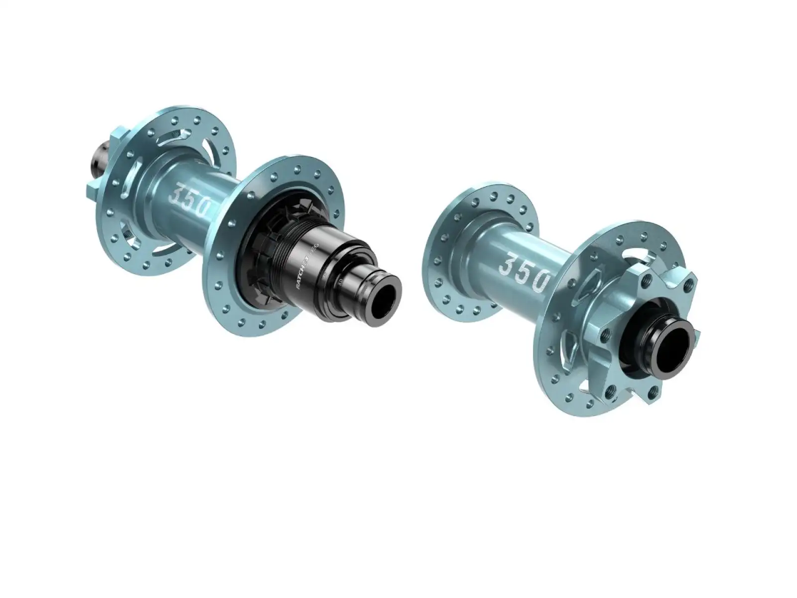 DT Swiss 350 DBIS Boost LTD Naben-Set 32 Loch Turquoise