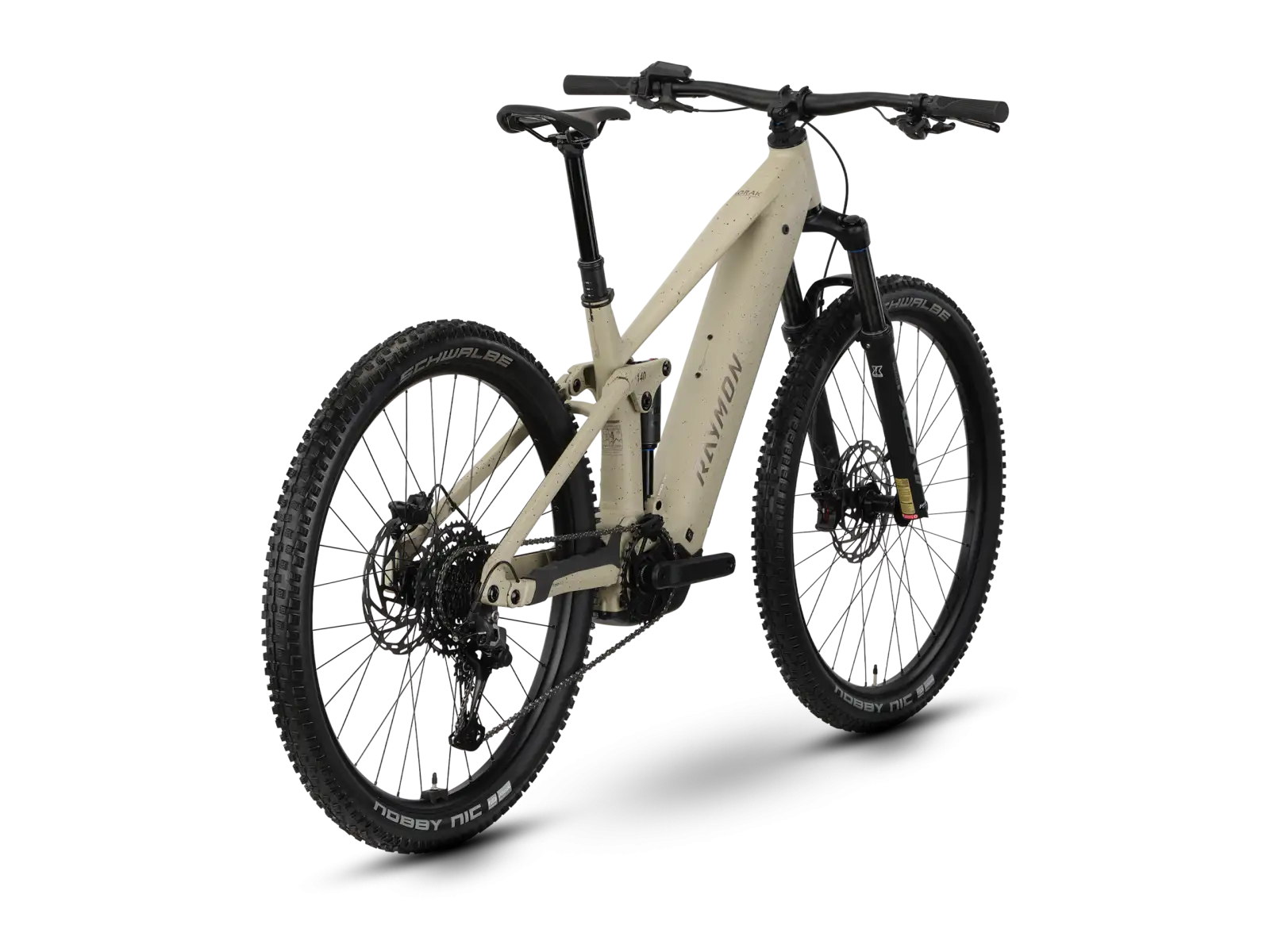 Raymon Korak Comp greige/taupe vollgefedertes Elektrofahrrad