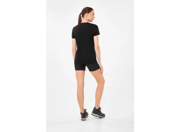 Viking Morain Damen T-Shirt Kurzarm Schwarz