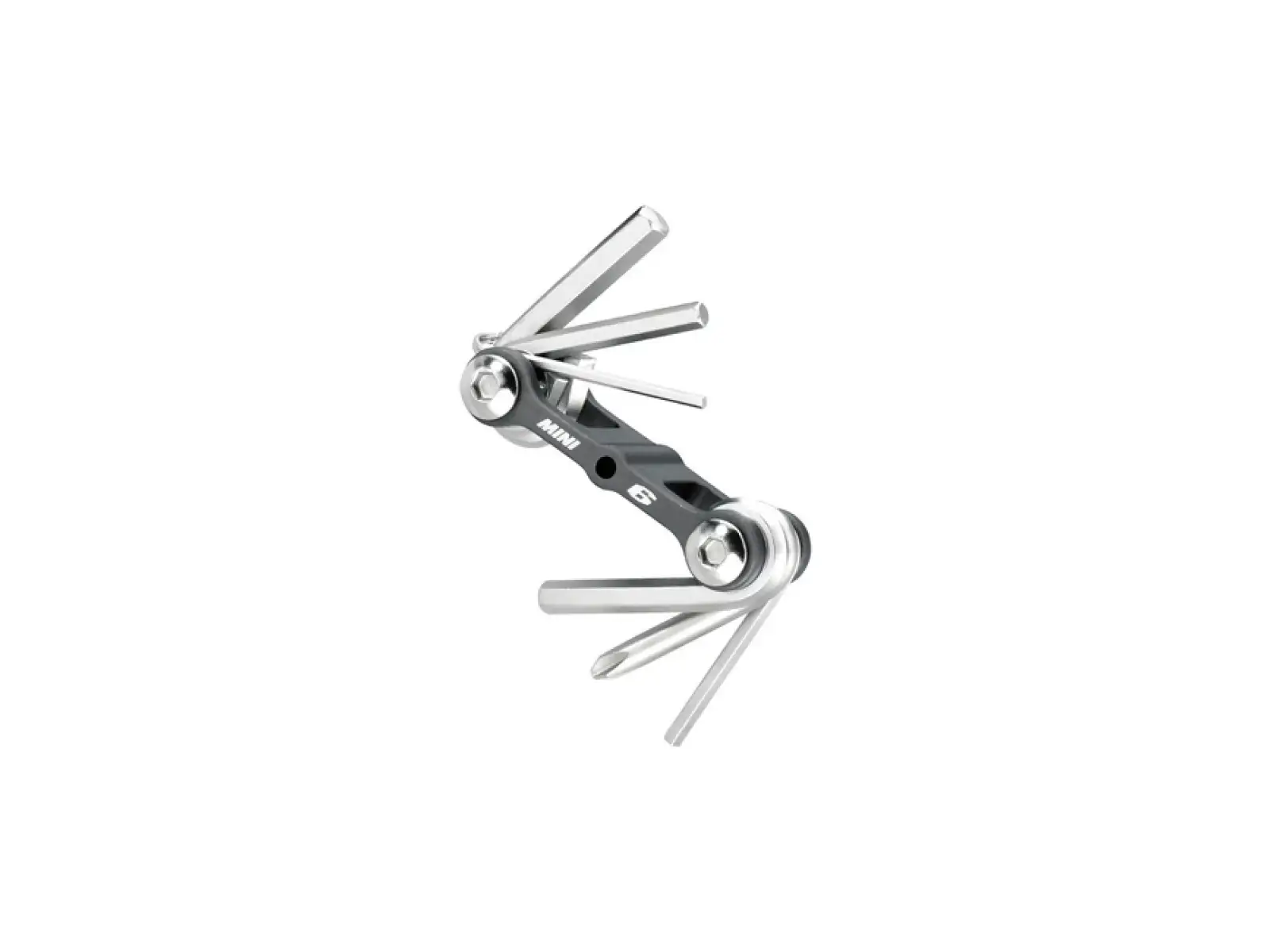 Topeak Mini 6 Multitool mit 6 Funktionen und schwarzem Etui