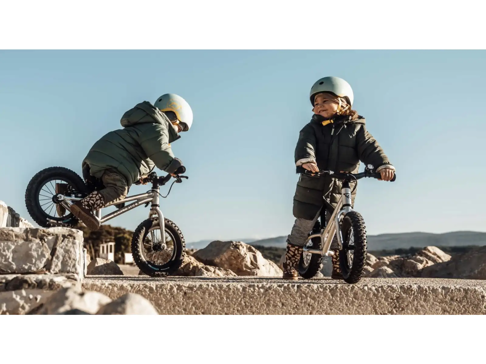 Early Rider Big Foot 12 Laufrad Gebürstetes Aluminium