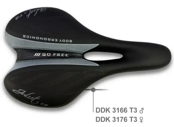 DDK GO Free Juliet T3 Damen Trekking Sattel schwarz