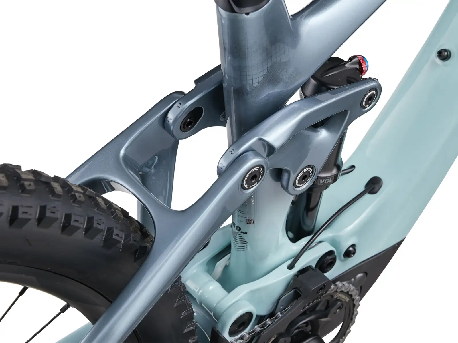 Liv Intrigue X Advanced E+ Elite 2 vollgefedertes Elektrofahrrad Soap Suds/Aged Denim