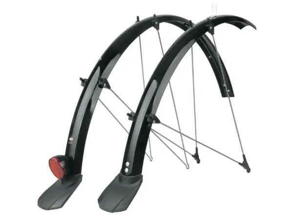 SKS Bluemels Wireway 28" Schutzblech-Set mit Kanal für das Lichtkabel Schwarz