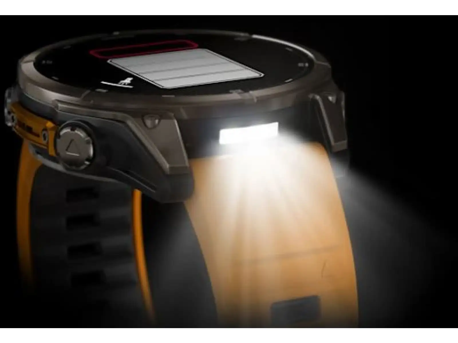 Garmin fenix 8 - 47 mm AMOLED Saphir Smartwatch Titanium Orange/Graphite