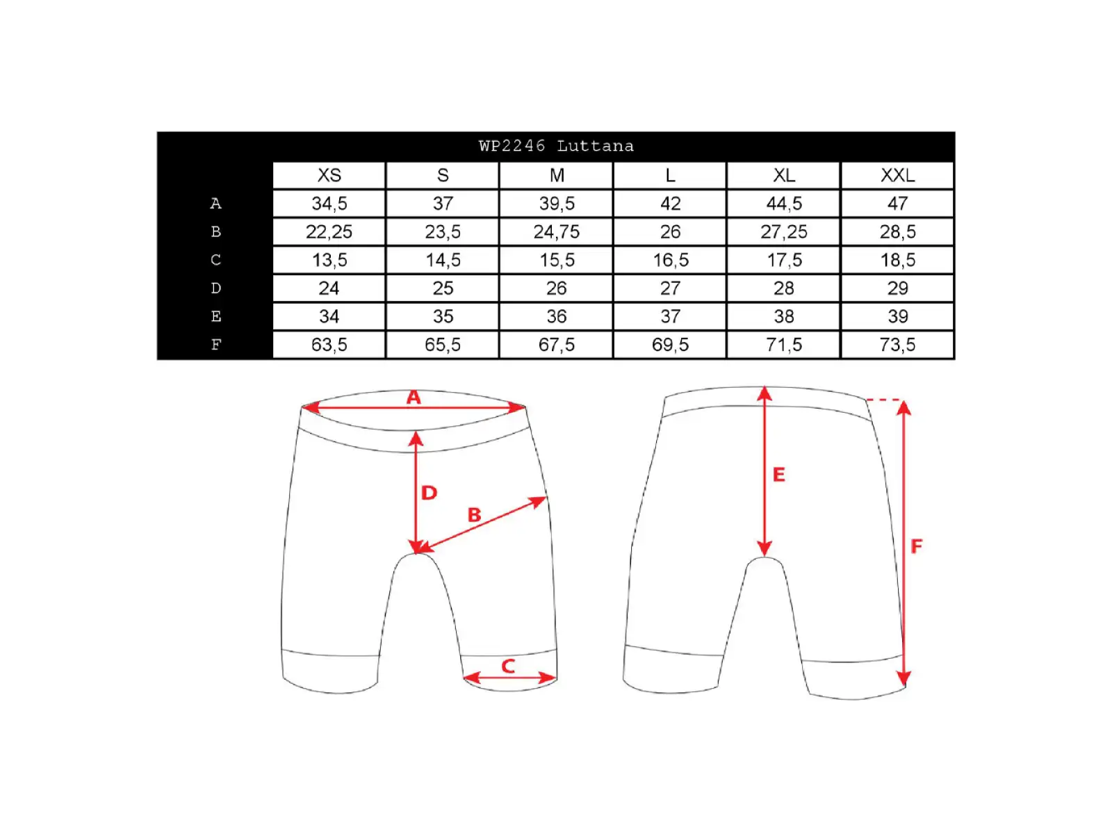 Silvini Luttana Damen 3/4 Radhose Schwarz