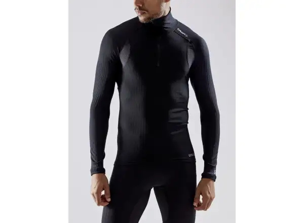 Craft Active Extreme X Zip Herren Langarmshirt Black