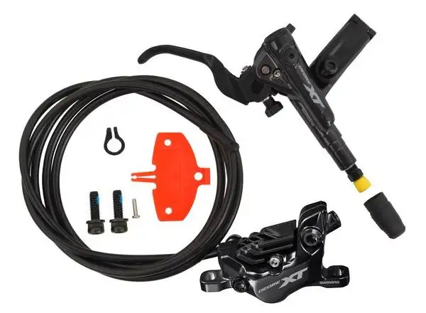 Shimano XT BR-M8120 Hintere Scheibenbremse - N04C Bremsbeläge mit Kühlrippen