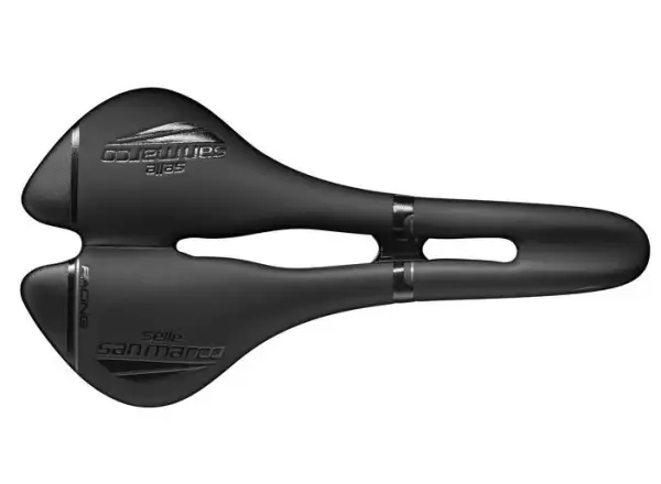 Selle San Marco Aspide Open-Fit Racing Wide Sattel Schwarz/Schwarz