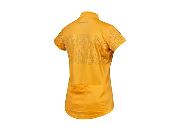 Endura Hummvee Ray Damen-Trikot, Kurzarm, Safran
