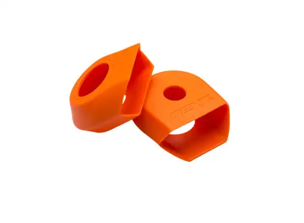 Race Face Kurbelschutz für Carbon-Kurbeln G4 Medium 2 Stück in Orange.