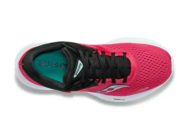 Saucony Ride 16 Damen Laufschuhe Rose/Schwarz
