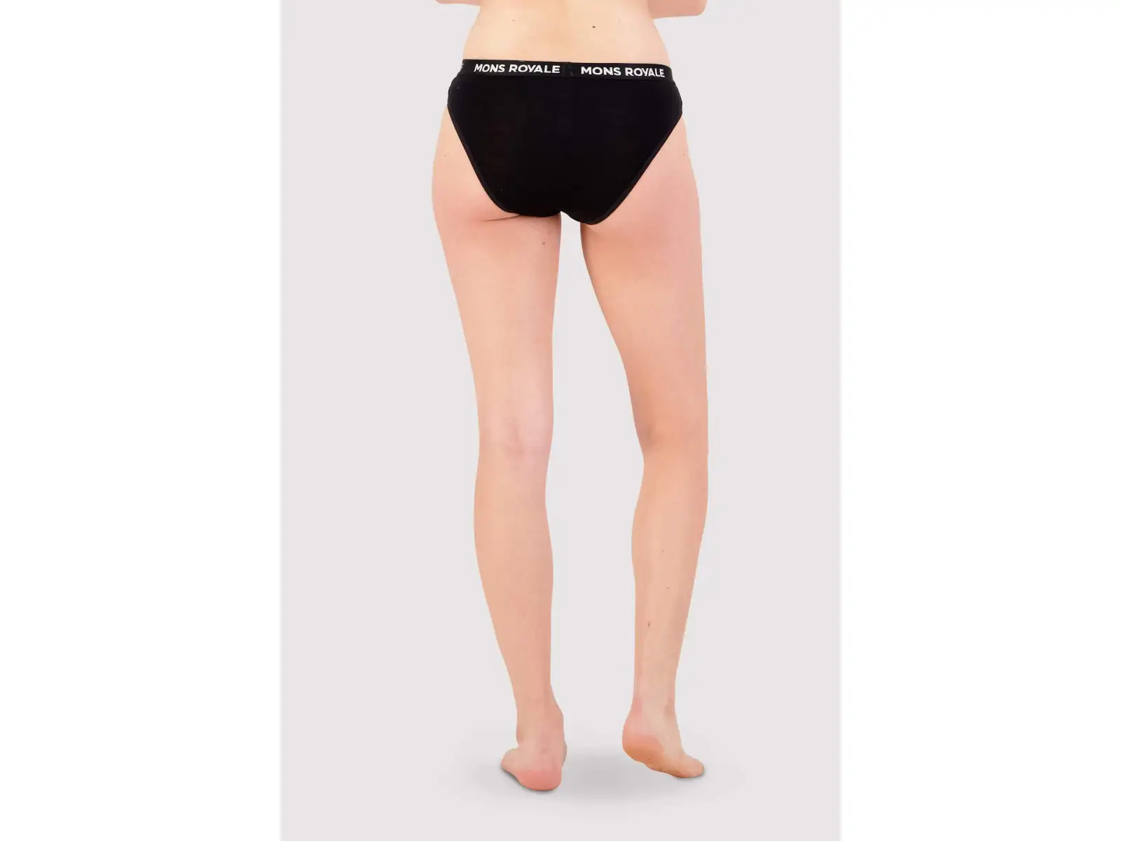 Mons Royale Folo Brief 22 Damen Unterhose Schwarz