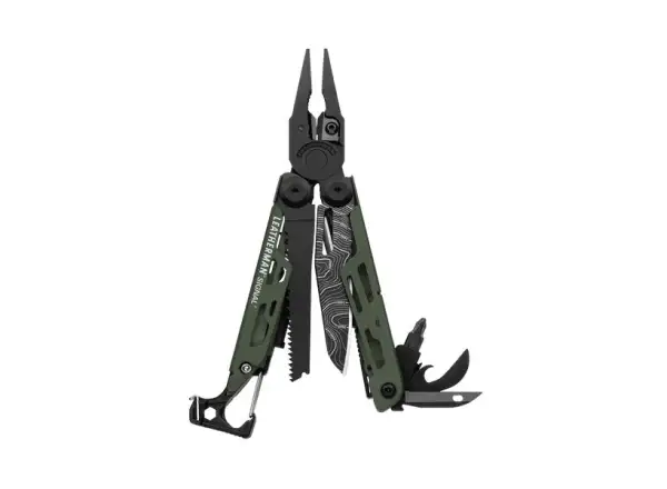 Leatherman Signal Multitool Grün Topo