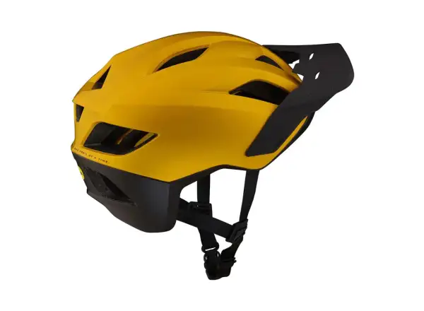 Troy Lee Designs Flowline MIPS Helm Orbit Gold/Black.