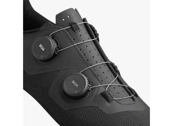 Fizik Tempo Lyra Rennradschuhe Coal Black/Black