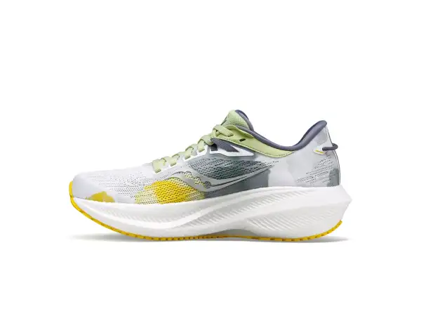 Saucony Triumph 21 Damen-Laufschuhe Weiß/Farn