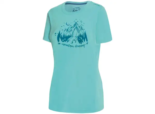 Viking Lako Damen T-Shirt Kurzarm Blau