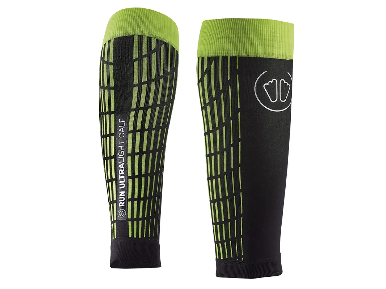 Sidas Ultralight Run Calf Kompressions-Wadenstulpen schwarz-gelb