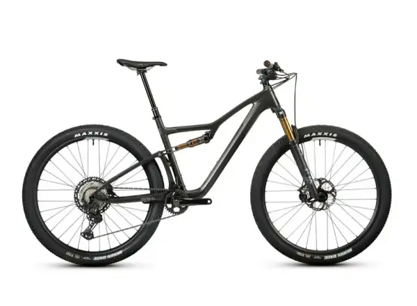 Ibis Exie US XTR Di2 vollgefedertes Mountainbike Clear Charcoal
