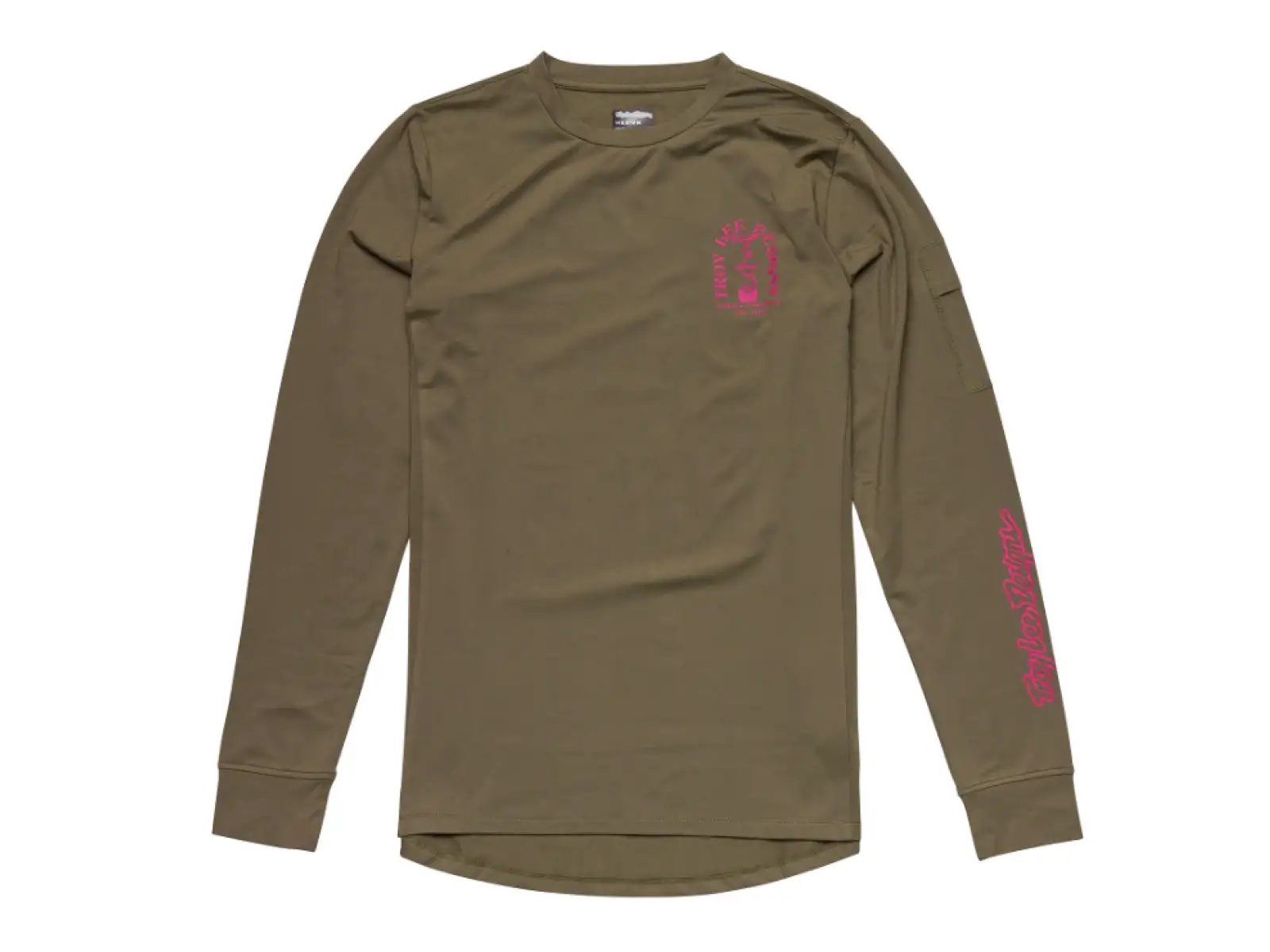 Troy Lee Designs Ruckus Ride Tee Kinder Langarmshirt Fangs Olive