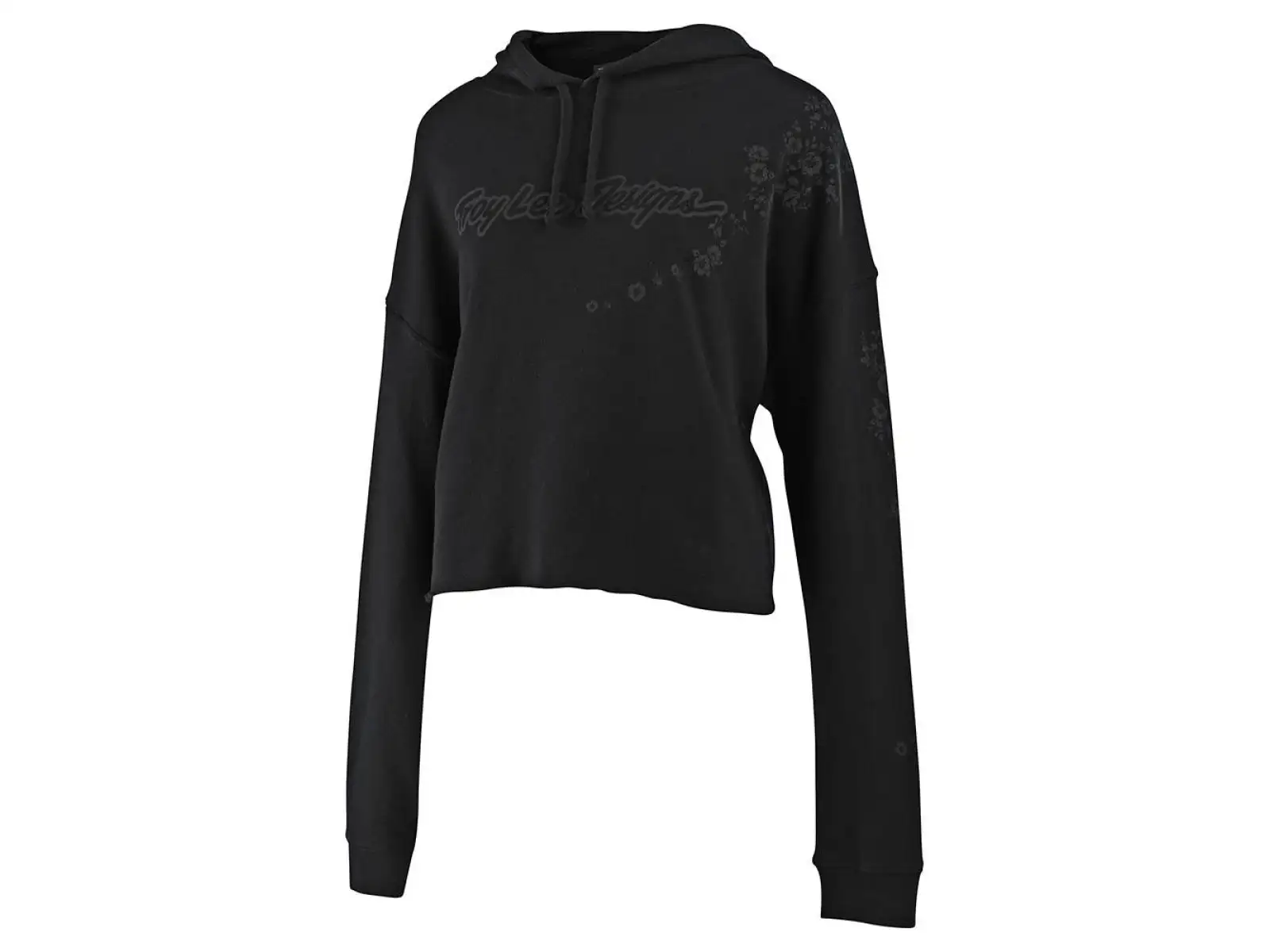 Troy Lee Designs Women Signature Floral Crop Damen Pullover Schwarz