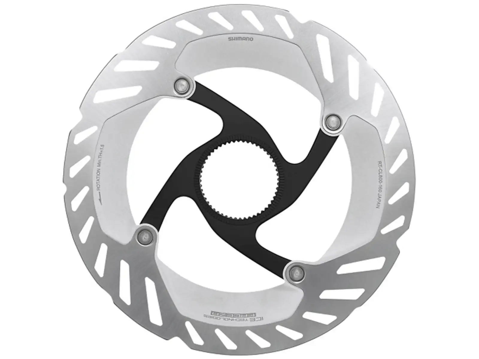 Shimano RT-CL800 Bremsscheibe 203 mm, center lock, Ice Tech, äußerer Lockring