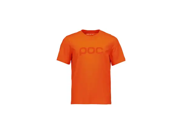 POC Tee Jr Kinder T-Shirt Zink Orange