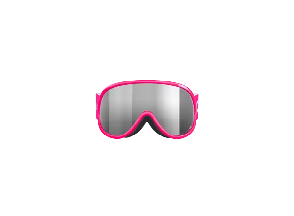 POC POCito Retina Kinder-Skibrille Fluorescent Pink/Partly Sunny Silver