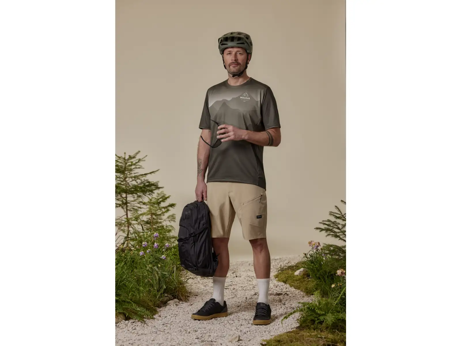 Maloja FuornM. Herren-Shorts Gravel