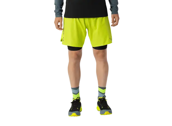 Dynafit Alpine Pro 2in1 Herren-Laufshorts Ultra Yellow