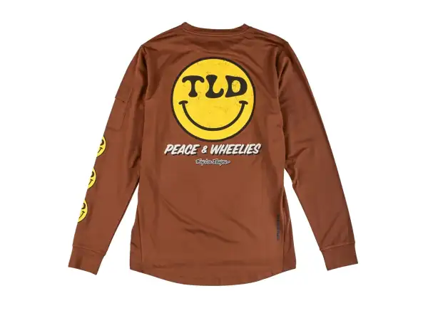 Troy Lee Designs Ruckus Ride Herren Trikot langarm Chocolate