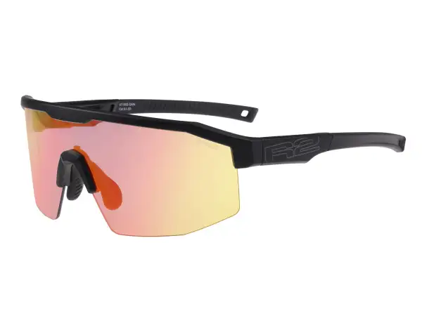 R2 Gain Sonnenbrille mattschwarz/fotochromatisch/schwarzrot Chrom