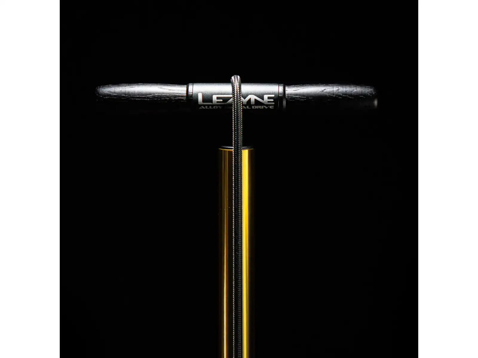 Lezyne 18K Digital Drive Werkstattpumpe GOLD/BLACK