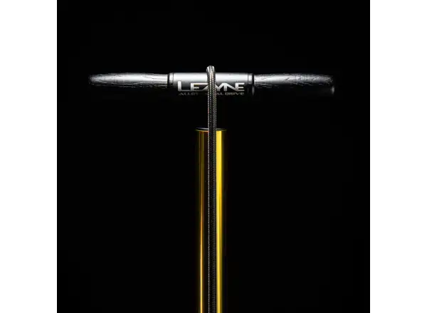 Lezyne 18K Digital Drive Werkstattpumpe GOLD/BLACK