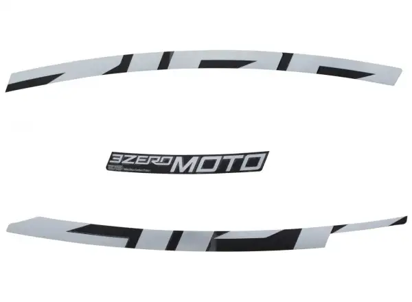 Zipp 3Zero Moto Aufkleber-Set Silber für eine Felge