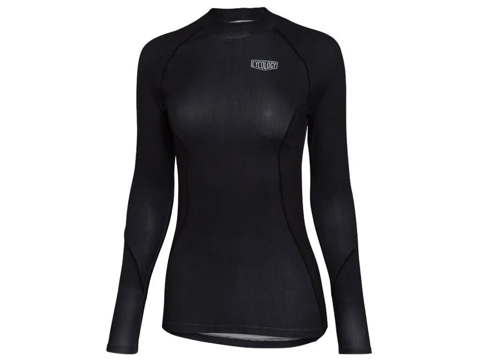 Cycology Damen langärmliges Radtrikot Schwarz
