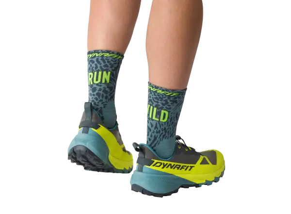 Dynafit Run Wild Crew Laufsocken Smoke Blue