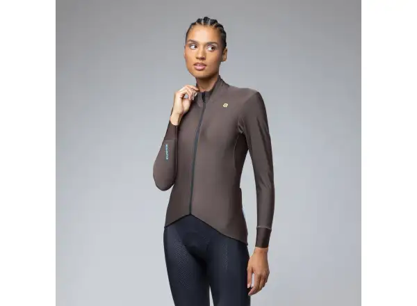 Alé Klimatik K-Idro Damen Thermo-Trikot Langarm Coffee