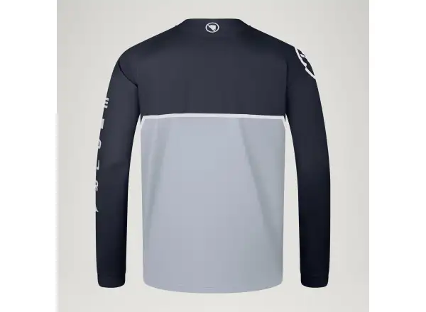 Endura Core Printed L/S Tee Herrentrikot Langarm Black