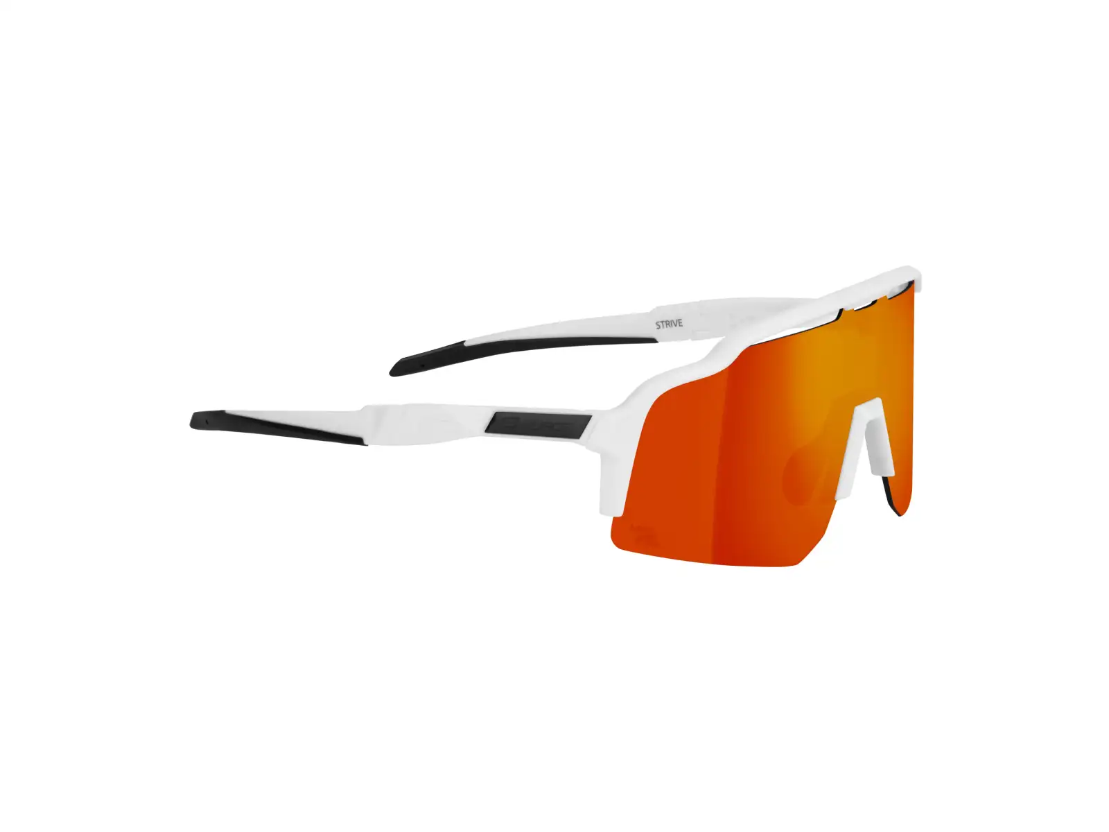 Force Strive Brille weiß/rot Spiegelglas