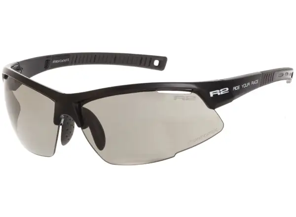 R2 Racer Brille schwarz/fotochromatische Gläser