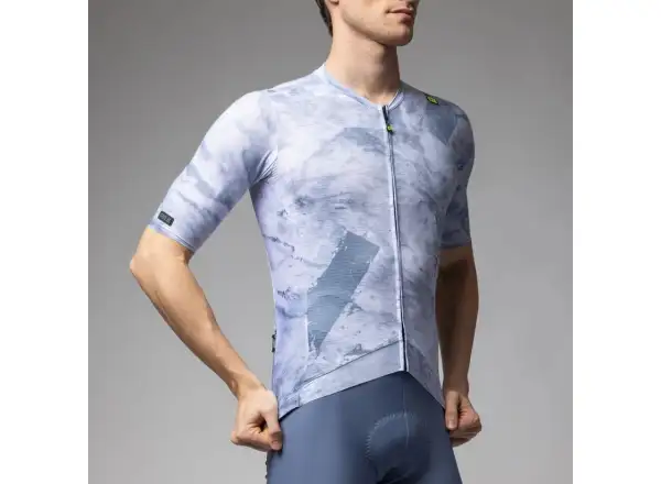 Alé PR-E Marble Herren Trikot Kurzärmlig Steel Blue