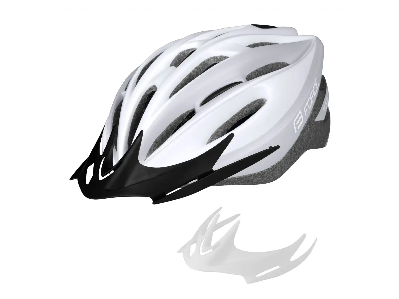 Force Tery Fahrradhelm weiß/grau